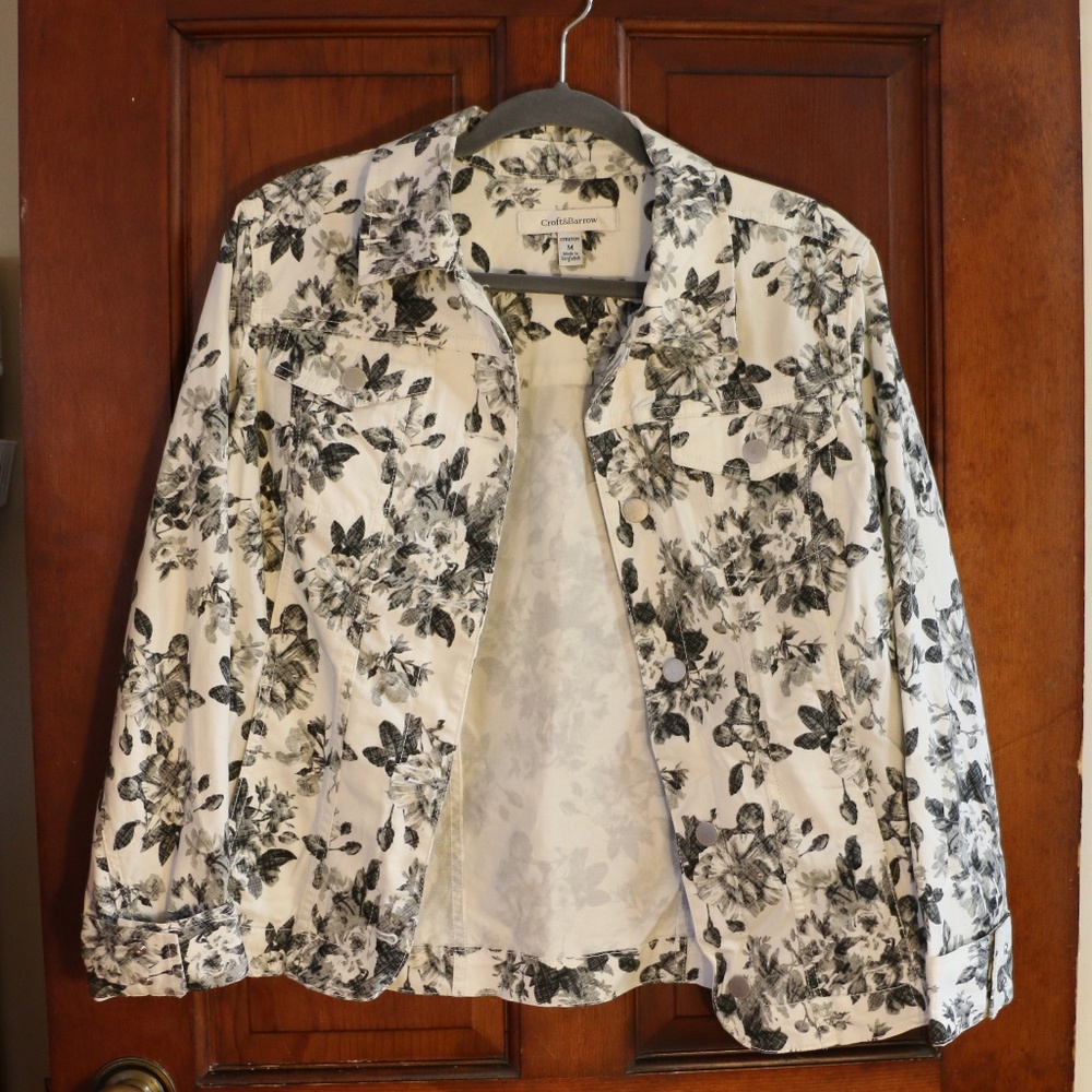 Croft and Barrow Floral Jacket